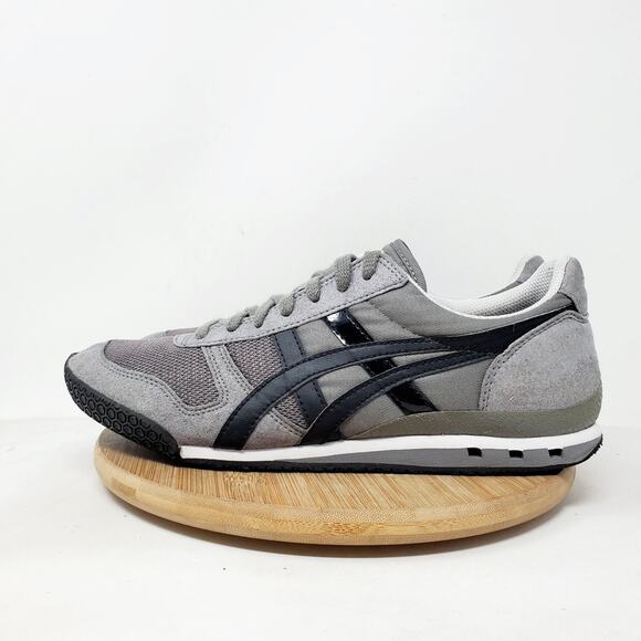 Onitsuka Tiger Shoes Womens 9 Ultimate 81 Grey Black Retro Sneaker - Picture 1 of 16